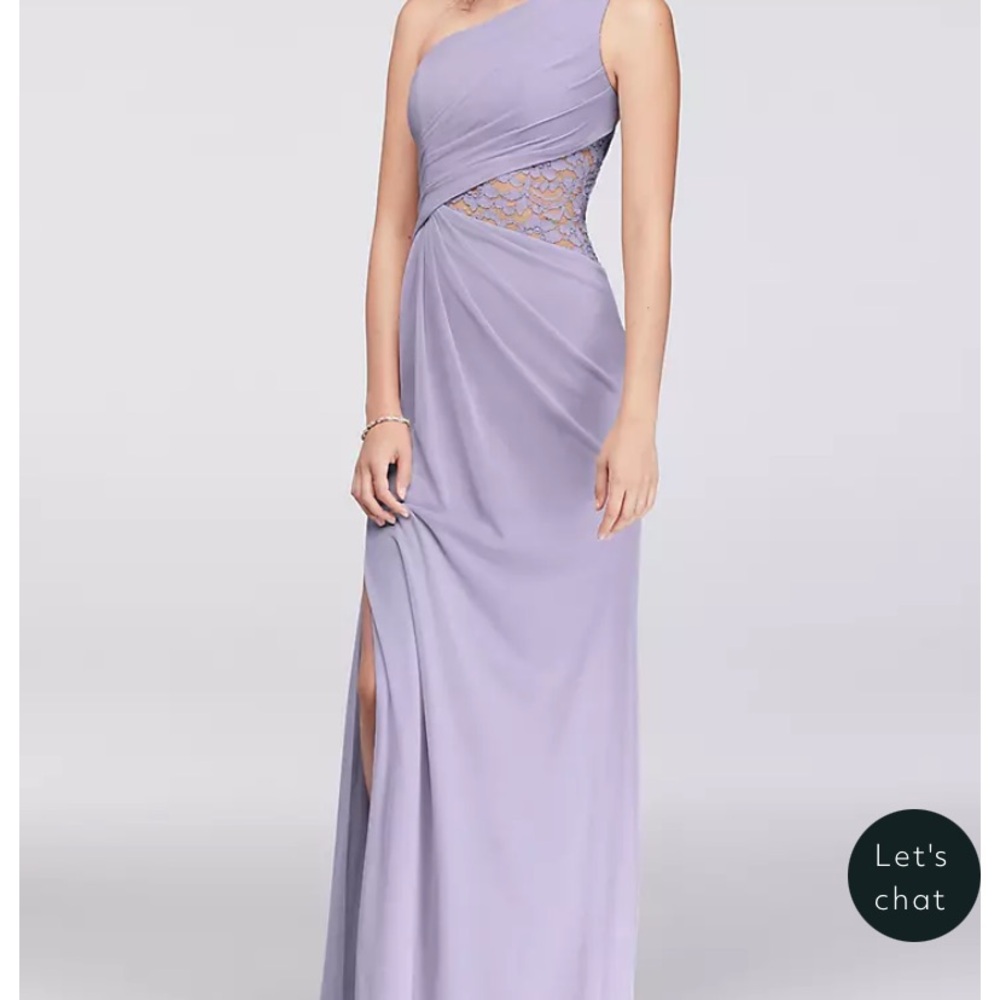 Elegant Lavender Bridesmaid Gown